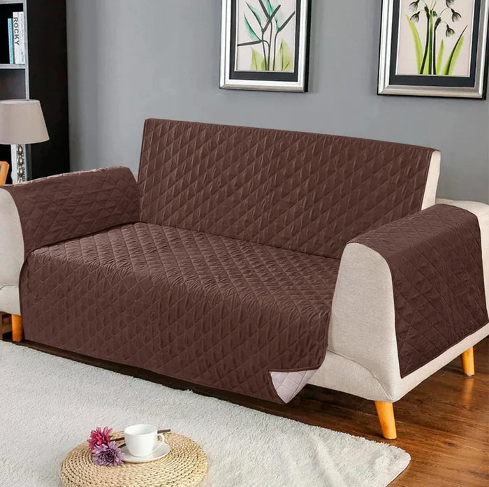 Pinsonic Sofa Cover ( Brown )