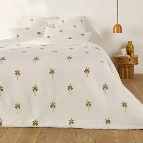Palm Embroidered Bedding